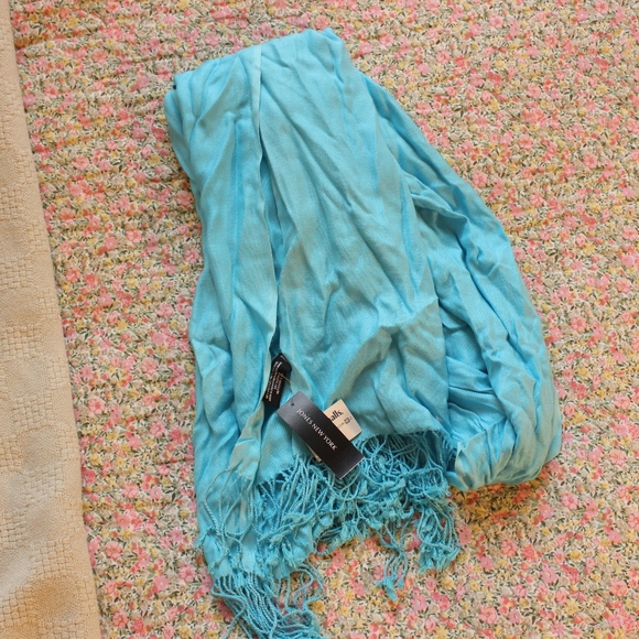 Turquoise Scarf - Picture 2 of 2